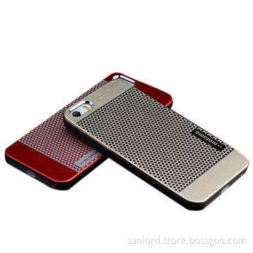 Hollow Aluminium Cases for Mobile Phones, PC Holder Inside